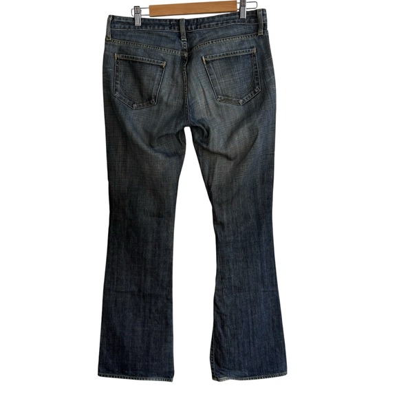 Y2K‎ Paper Denim & Cloth Flared Bootcut Jeans Med-Dark Wash Size 31 Low-Rise - Picture 7 of 11